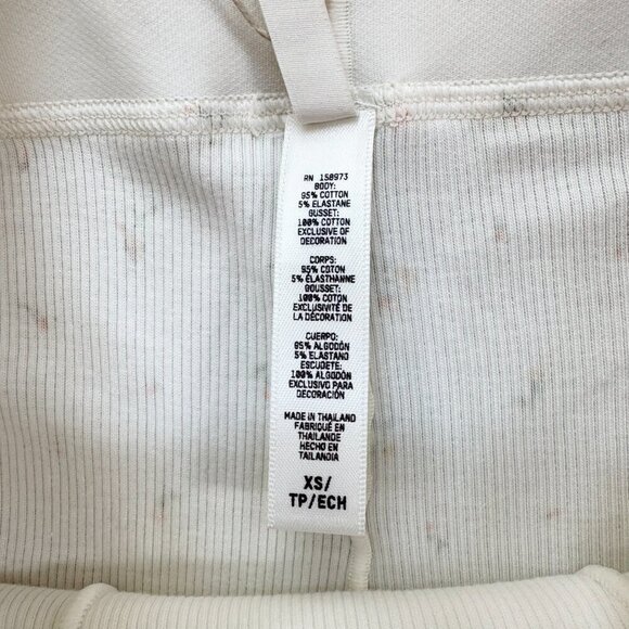 NWT SKIMS Cotton Rib Leggings Marigold Rosebud Floral Print XS - Picture 9 of 12